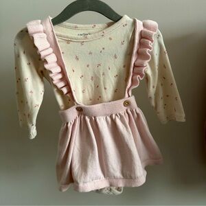 Carter's Baby Pink Ruffle Dress